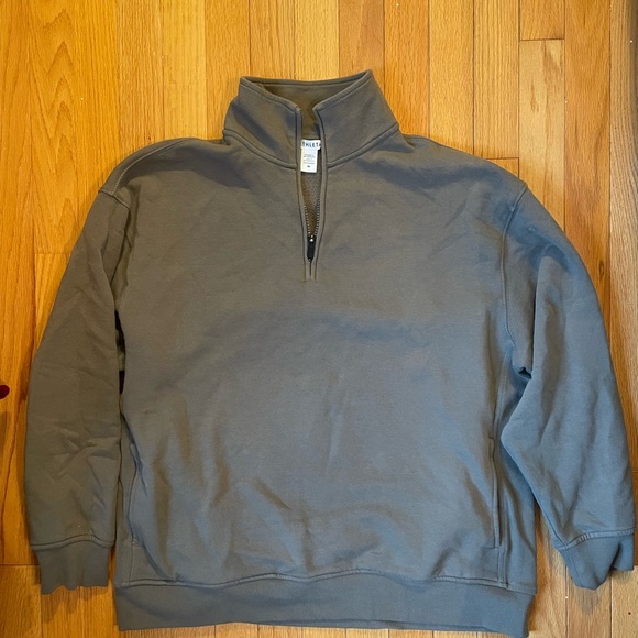 Athleta Tops - Athleta Women’s Olive Half-Zip Sweater Size M